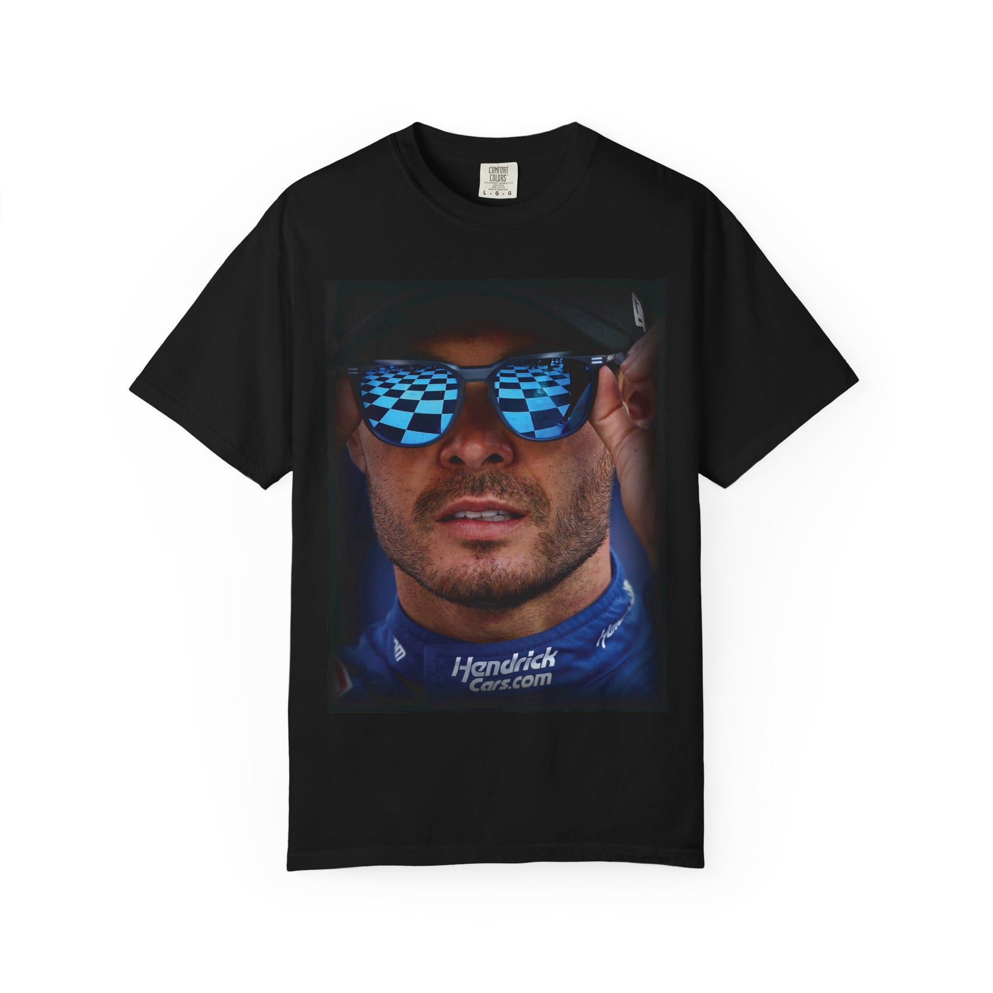Kyle Larson "Checkered Focus" Unisex Tee