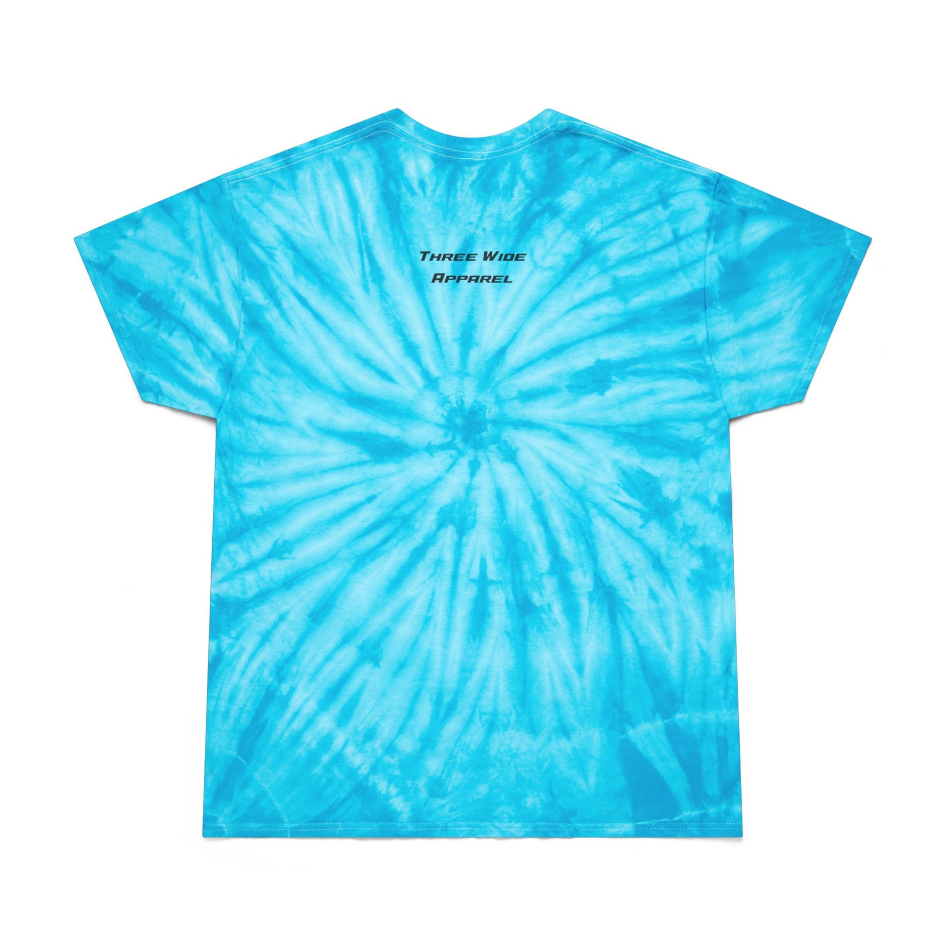 Vibrant Tie-Dye Tee - Fast Cars, Left Turns, Cold Beer