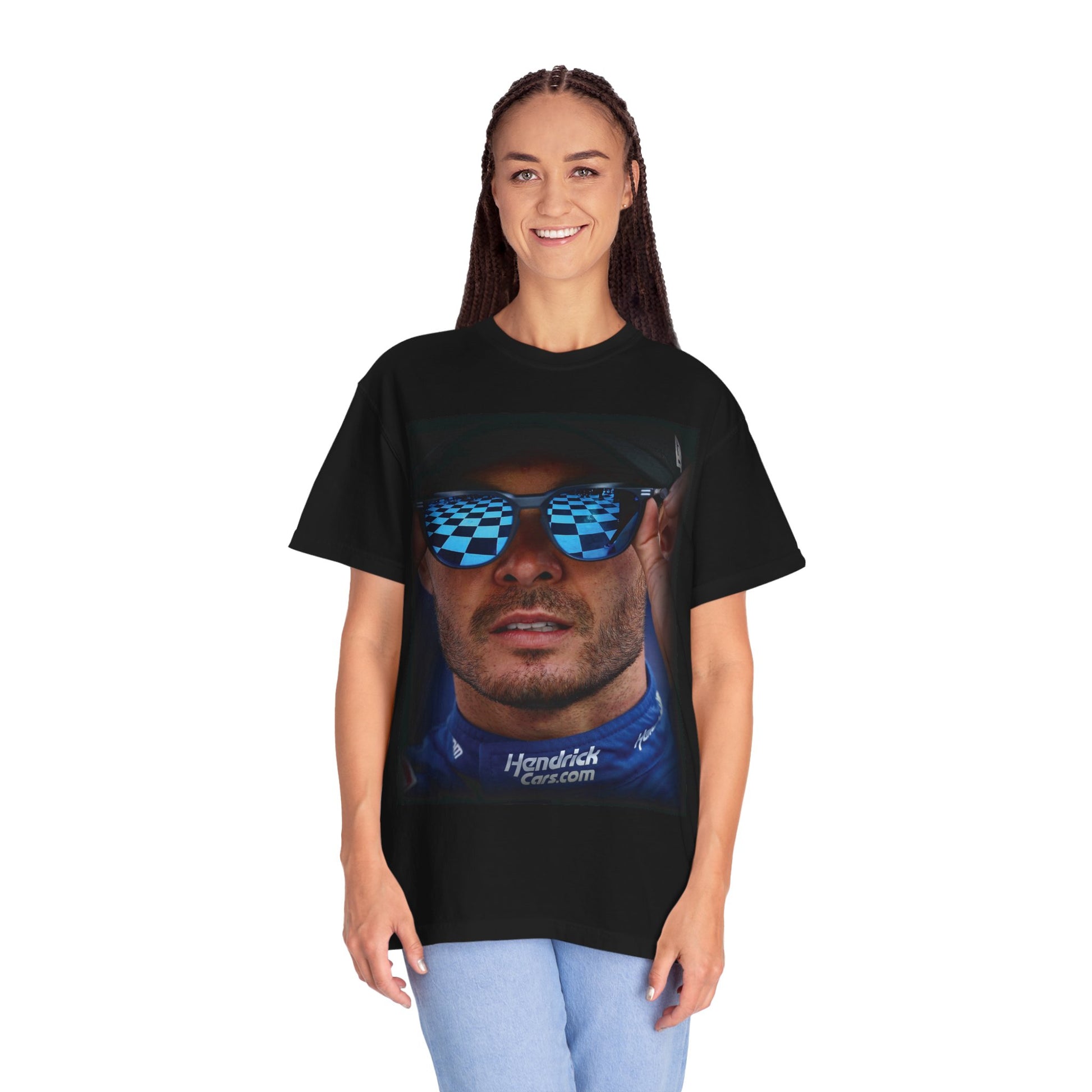 Kyle Larson "Checkered Focus" Unisex Tee